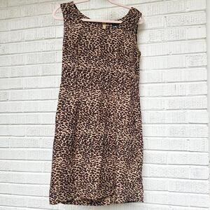 Sag Harbor Vintage 90's Y2K Leopard Printed Mini Dress